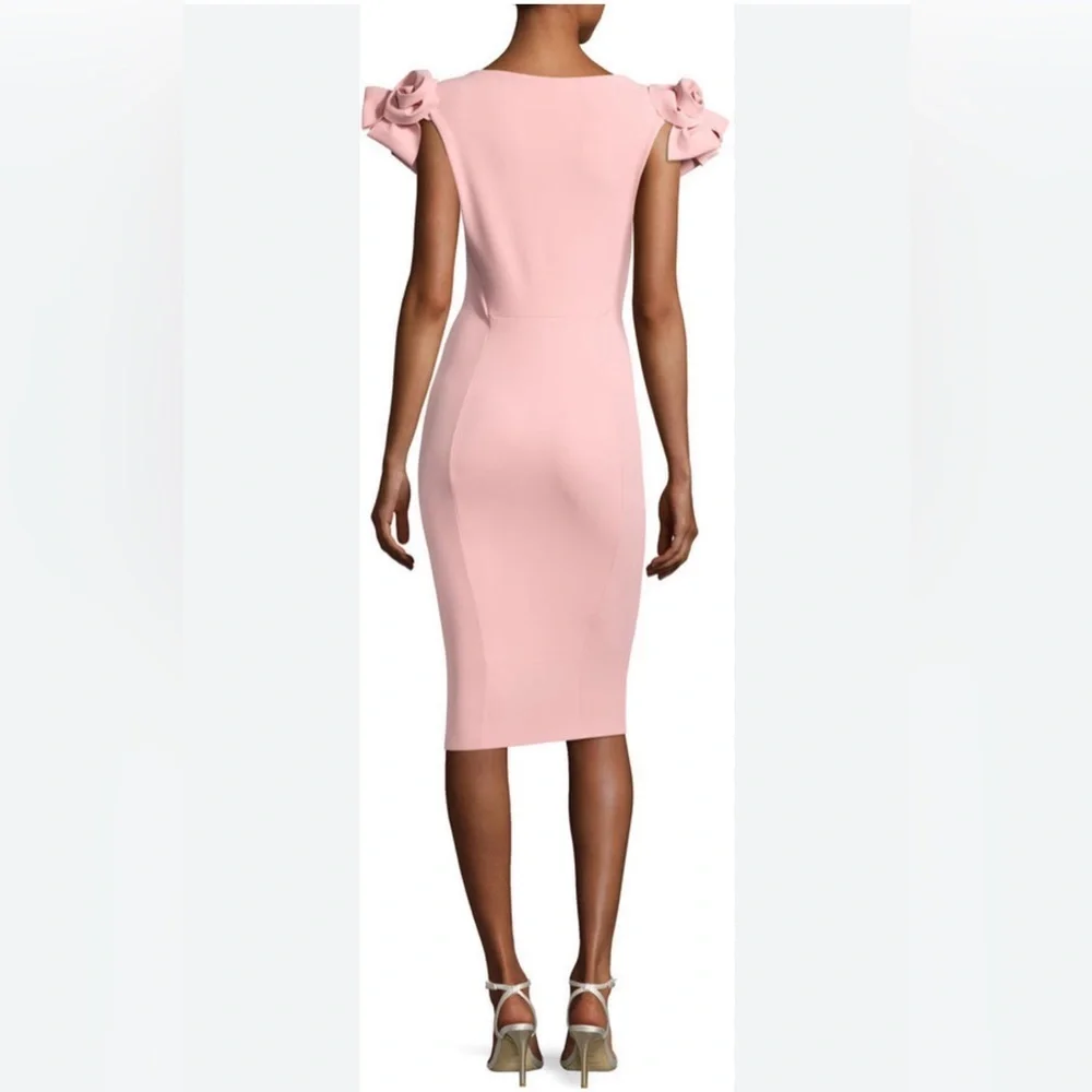 Chiara Boni La Petite Robe Belvis Rosette Bodycon Cocktail Dress - Picture 2 of 11